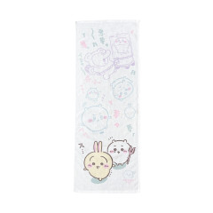 Japan Chiikawa Japanese Tenugui Towel - Chiikawa & Usagi : Chiikawa Park Nightmare