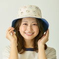 Japan Chiikawa Reversible Wide Brim Sun Hat - Chiikawa & Hachiware & Usagi : Chiikawa Park Flag Denim - 5