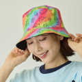 Japan Chiikawa Reversible Wide Brim Sun Hat - Chiikawa & Usagi : Chiikawa Park Nightmare Rainbow - 5