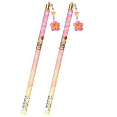 Japan Sanrio Mascot 2B Pencil Set - Hello Kitty : Tan Sunburned Swimsuit Summer