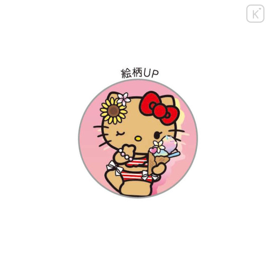 Japan Sanrio Mascot 2B Pencil Set - Hello Kitty : Tan Sunburned Swimsuit Summer - 2
