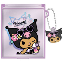 Japan Sanrio Mirror with Charm - Kuromi : Tan Sunburned Swimsuit Summer