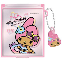 Japan Sanrio Mirror with Charm - My Melody : Tan Sunburned Swimsuit Summer