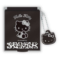 Japan Sanrio Mirror with Charm - Hello Kitty : Monochrome Leopard - 1
