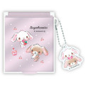 Japan Sanrio Mirror with Charm - Sugarbunnies : Strawberry Pink - 1