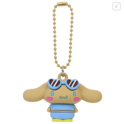 Japan Sanrio Figure Keychain - Cinnamoroll : Tan Sunburned Summer - 1