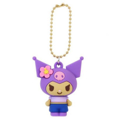 Japan Sanrio Figure Keychain - Kuromi : Tan Sunburned Summer