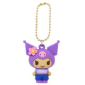 Japan Sanrio Figure Keychain - Kuromi : Tan Sunburned Summer - 1