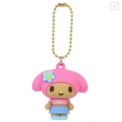 Japan Sanrio Figure Keychain - My Melody : Tan Sunburned Summer - 1