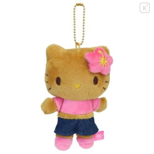 Japan Sanrio Mascot Holder - Hello Kitty : Tan Sunburned Summer - 1