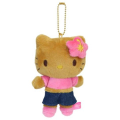Japan Sanrio Mascot Holder - Hello Kitty : Tan Sunburned Summer