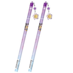Japan Sanrio Mascot 2B Pencil Set - Kuromi : Tan Sunburned Swimsuit Summer
