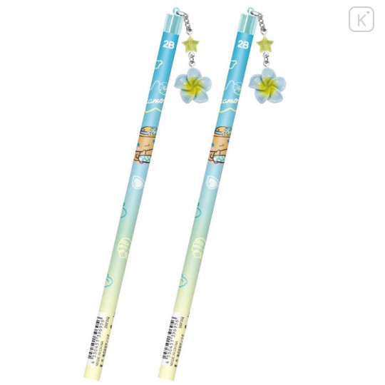 Japan Sanrio Mascot 2B Pencil Set - Cinnamoroll : Tan Sunburned Swimsuit Summer - 1