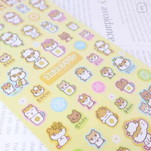 Japan Sanrio Gold Accent Sticker - Corocorokuririn : Friends - 2