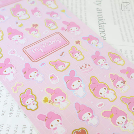 Japan Sanrio Gold Accent Sticker - My Melody : Favourite - 2