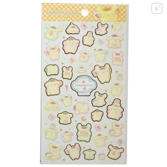 Japan Sanrio Gold Accent Sticker - Pompompurin : Favouritr - 1