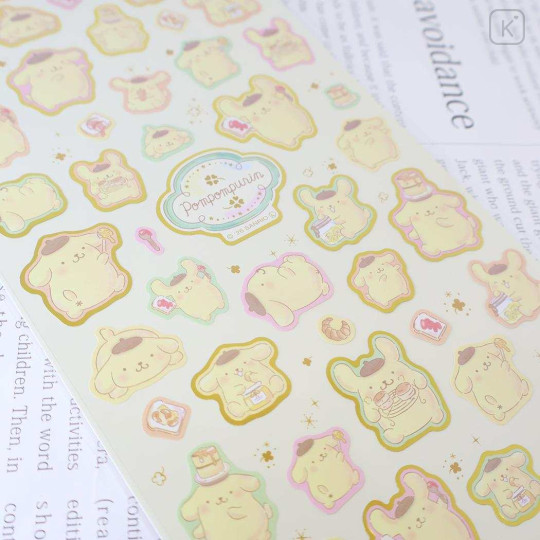 Japan Sanrio Gold Accent Sticker - Pompompurin : Favouritr - 2