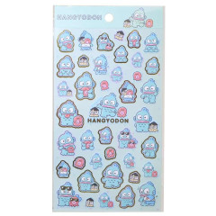 Japan Sanrio Gold Accent Sticker - Hangyodon : Friends
