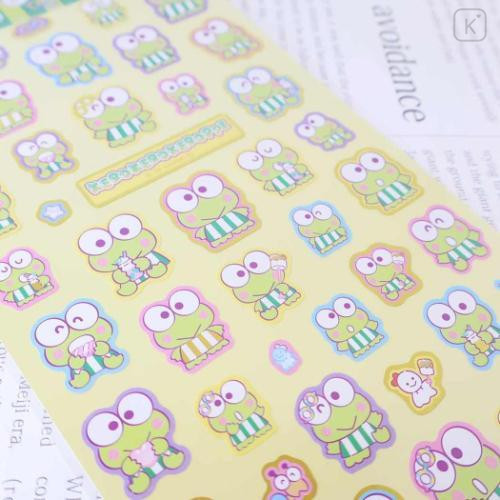Japan Sanrio Gold Accent Sticker - Keroppi : Favourite - 2