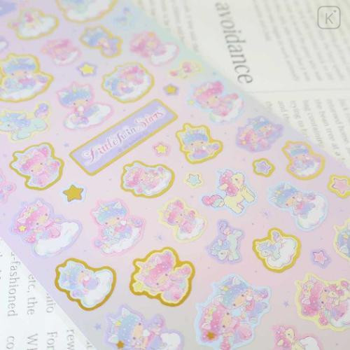 Japan Sanrio Gold Accent Sticker - Little Twin Stars : Unicorn Party - 2