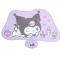 Japan Sanrio Cooling Lap Blanket with Pocket - Kuromi : Purple - 1