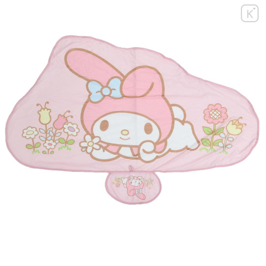 Japan Sanrio Cooling Lap Blanket with Pocket - My Melody : Pink - 1