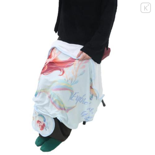 Japan Disney Cooling Lap Blanket with Pocket - The Little Mermaid - 4