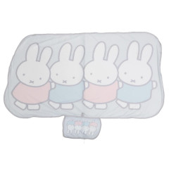 Japan Miffy Cooling Lap Blanket with Pocket - Grey