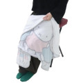 Japan Miffy Cooling Lap Blanket with Pocket - Grey - 4