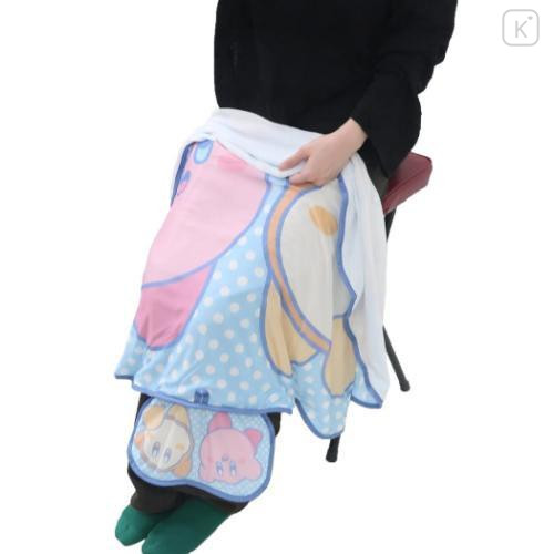 Japan Kirby Cooling Lap Blanket with Pocket - Kirby & Waddle Dee : Blue - 4