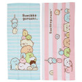 Japan San-X Jacquard Face Towel - Sumikko Gurashi : Crane Game Blue Pink - 1