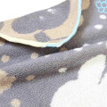 Japan Miffy Jacquard Mini Towel Handkerchief - Boris & Miffy Grey Black - 2