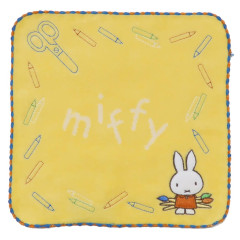 Japan Miffy Jacquard Mini Towel Handkerchief - Artist Yellow