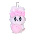 Japan Esther Bunny Magnet Plush Keychain - Heart Pink - 1