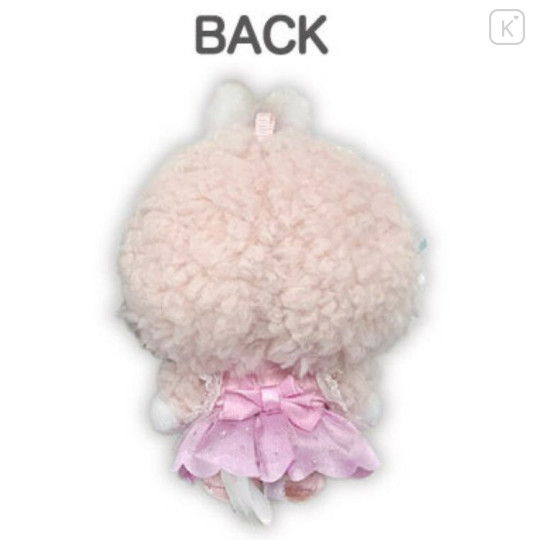 Japan Sanrio Plush Mascot Retractable Reel Keychain - My Sweet Piano : Bunnies Ballerina Rabbit - 2