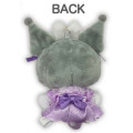 Japan Sanrio Plush Mascot Retractable Reel Keychain - Kuromi : Bunnies Ballerina Rabbit - 2