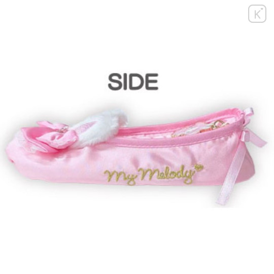 Japan Sanrio Fluffy Plush Pen Case - My Melody : Bunnies Ballerina Rabbit - 2