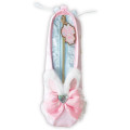 Japan Sanrio Fluffy Plush Pen Case - My Sweet Piano : Bunnies Ballerina Rabbit - 1