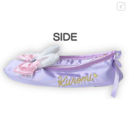 Japan Sanrio Fluffy Plush Pen Case - Kuromi : Bunnies Ballerina Rabbit - 2