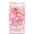 Japan Sanrio Beaded Phone Charm Hand Strap - My Melody : Bunnies Ballerina Rabbit - 1