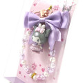 Japan Sanrio Beaded Phone Charm Hand Strap - Kuromi : Bunnies Ballerina Rabbit - 2