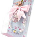Japan Sanrio Beaded Phone Charm Hand Strap - My Sweet Piano : Bunnies Ballerina Rabbit - 2