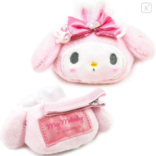 Japan Sanrio Plush Hair Clip - My Melody : Bunnies Ballerina Rabbit - 2