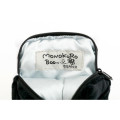 Japan San-X Original Face-shaped Pouch - Monokuro Boo : Universe San-X Town Smile Black - 3