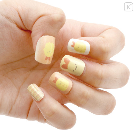 Japan San-X Nail Tips - Sumikko Gurashi : Ebifurai no Shippo Fried Shrimp Tail Flower - 3