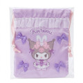 Japan Sanrio Drawstring Bag - Kuromi : Bunnies Ballerina Rabbit - 1