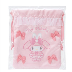 Japan Sanrio Drawstring Bag - My Melody : Bunnies Ballerina Rabbit