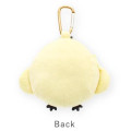Japan San-X Fluffy Plush Mini Pouch with Carabiner - Kiiroitori - 2