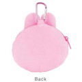Japan Panchu Rabbit Fluffy Plush Mini Pouch with Carabiner - Face Cry - 2