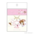 Japan Sanrio Acrylic Keychain 3 Charm - Sugarbunnies : Strawberry - 3